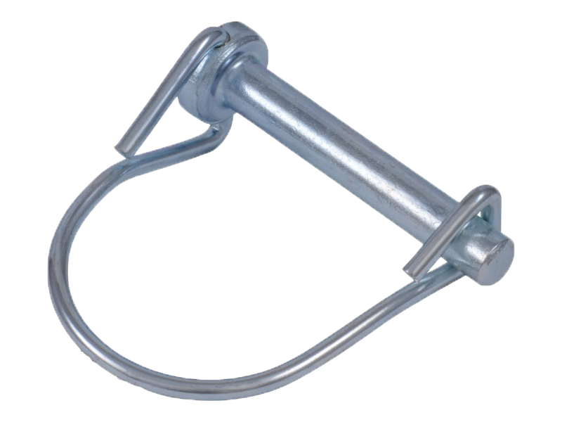 <ul><li>Popular quick connect and disconnect pins find many uses on machinery and shafts</li><li>Two versions are available - round and square</li><li>Wire loop is pulled over the pin end to lock it in place or remove it</li><li>Eliminates cotter pin loss </li><li>Made of low carbon steel cold-headed pin and spring wire loop, zinc plated</li></ul>|